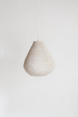 CLOUD LINEN TEARDROP PENDANT IN TAUPE