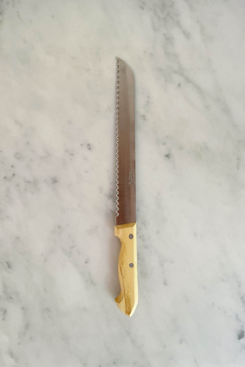 STEEL BOX WOOD BREAD KNIFE